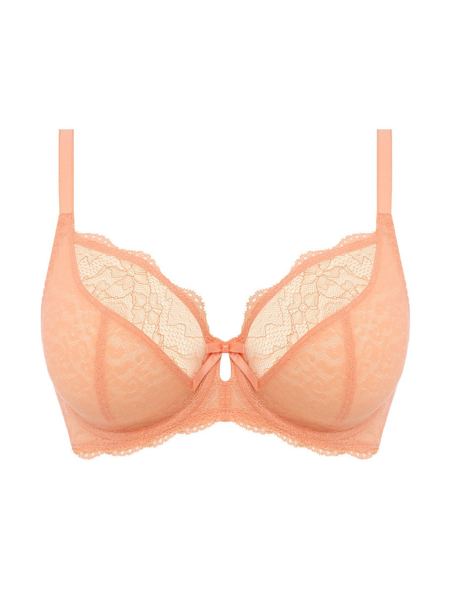 Orange Plunge Bra