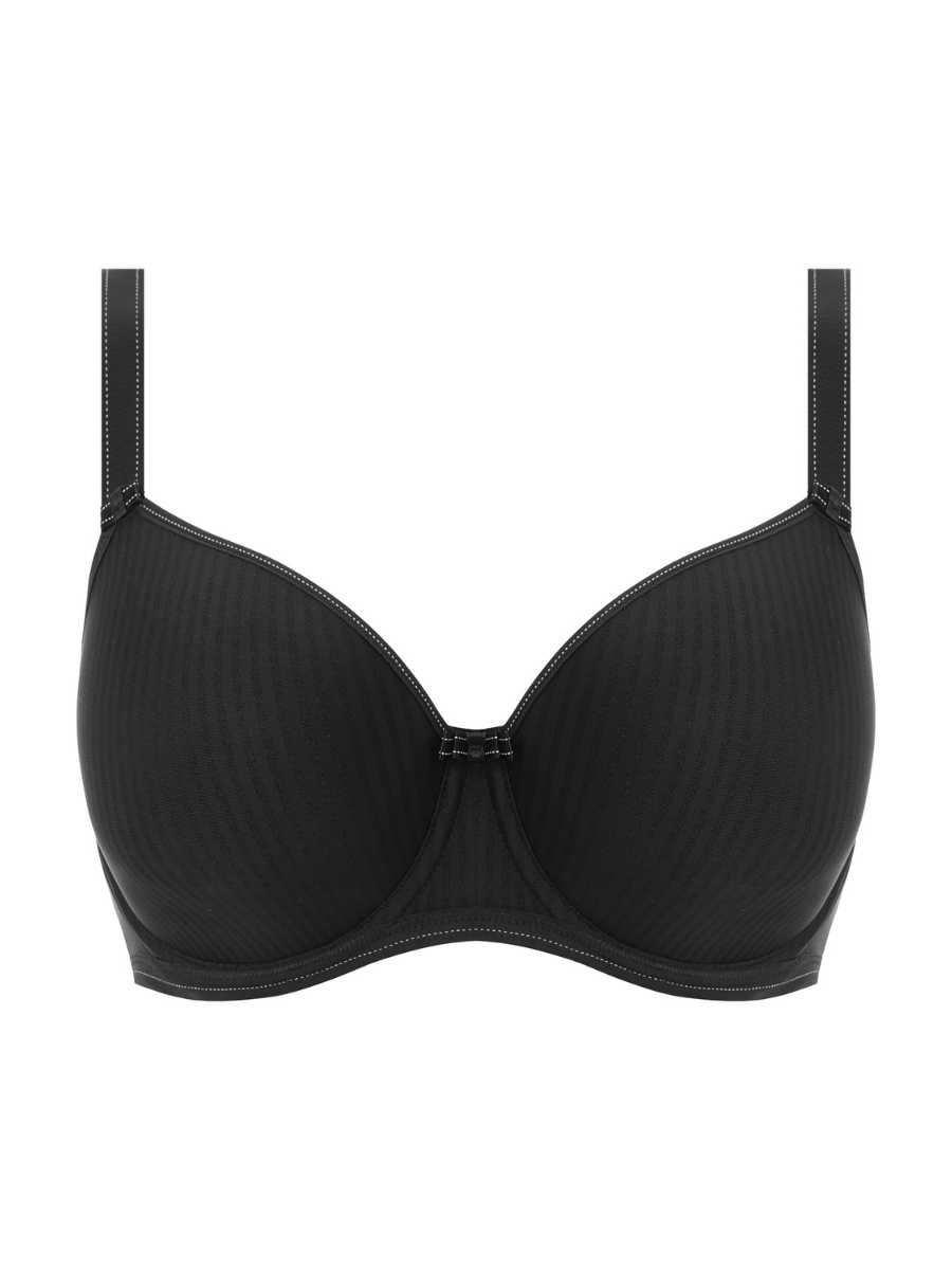 Idol Moulded Balcony Bra - Black