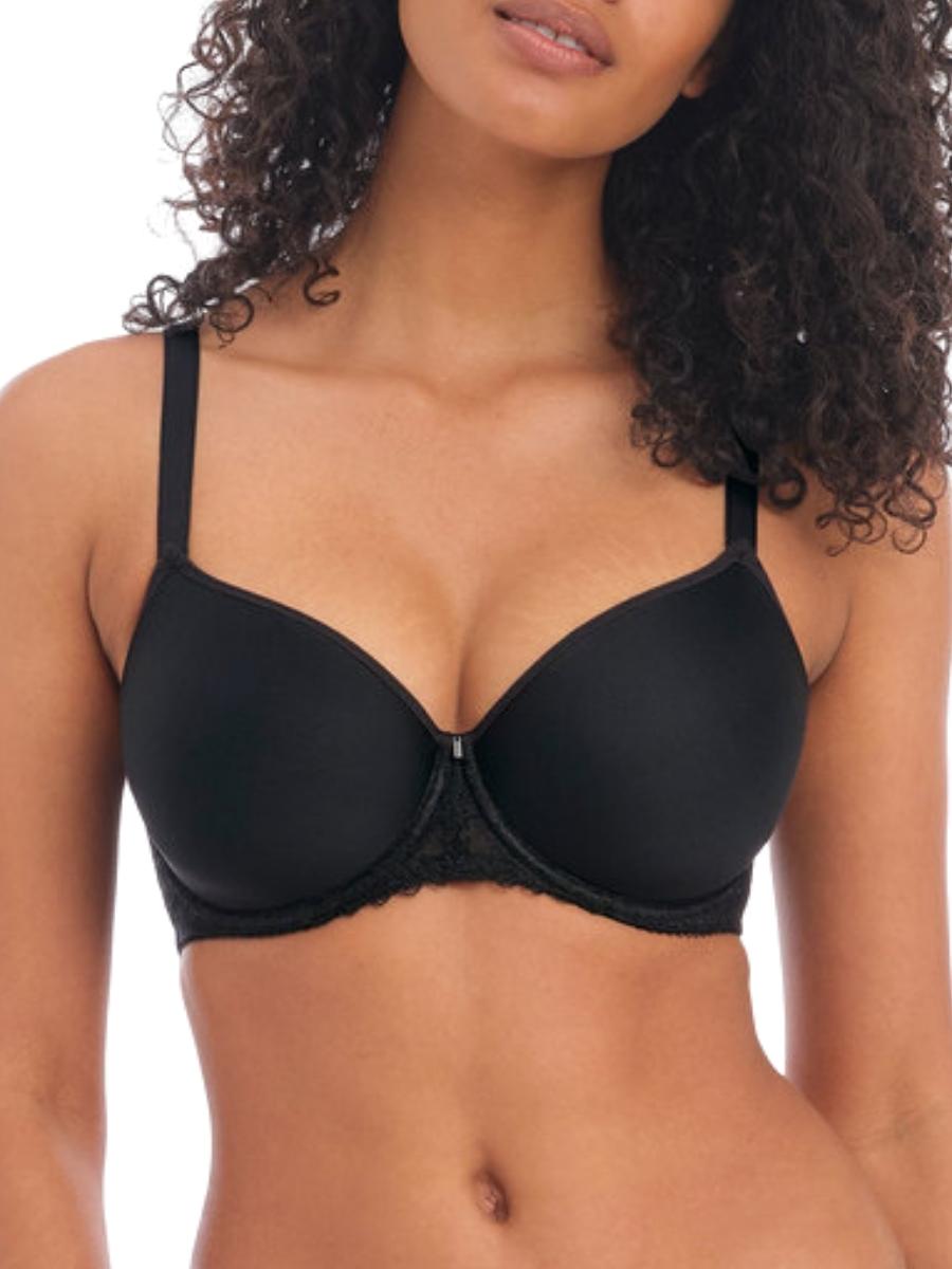black spacer bra