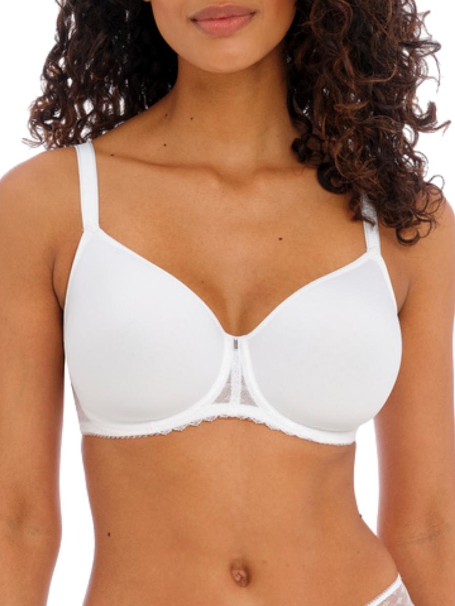 white spacer bra