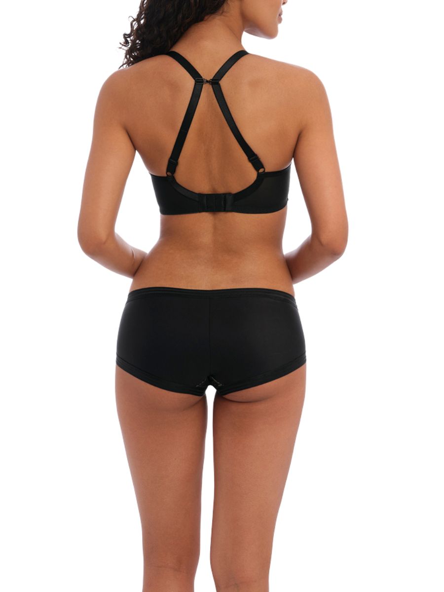 freya tailored plunge t-shirt bra black