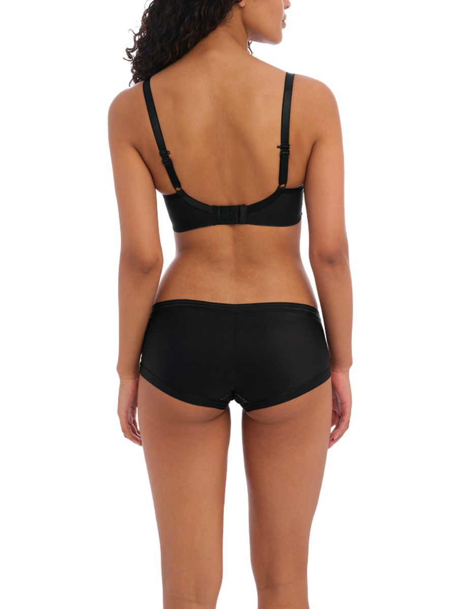freya tailored plunge t-shirt bra black