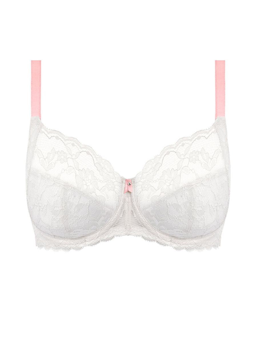 freya offbeat side support bra white