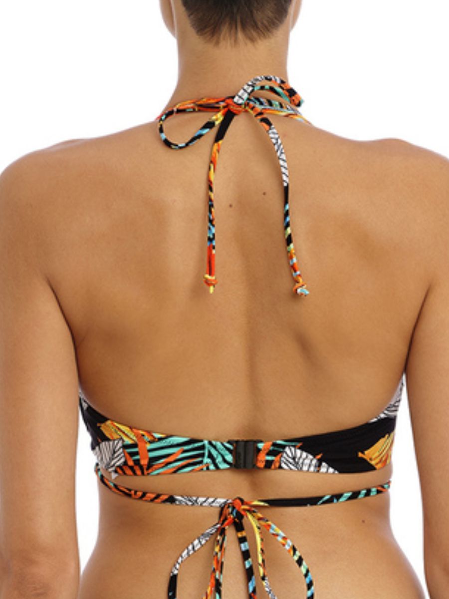 freya samba nights halter bikini top multi