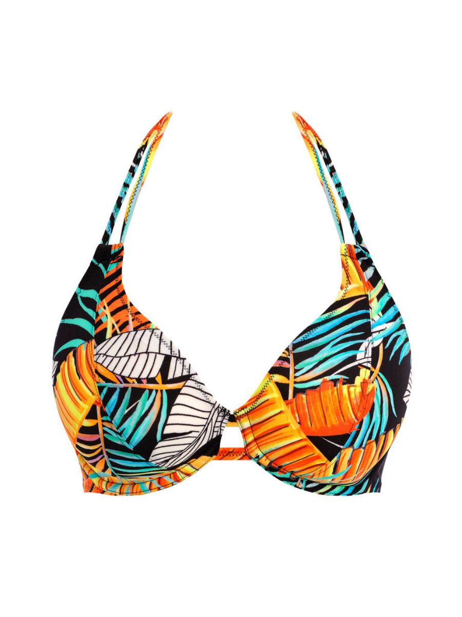 freya samba nights halter bikini top multi