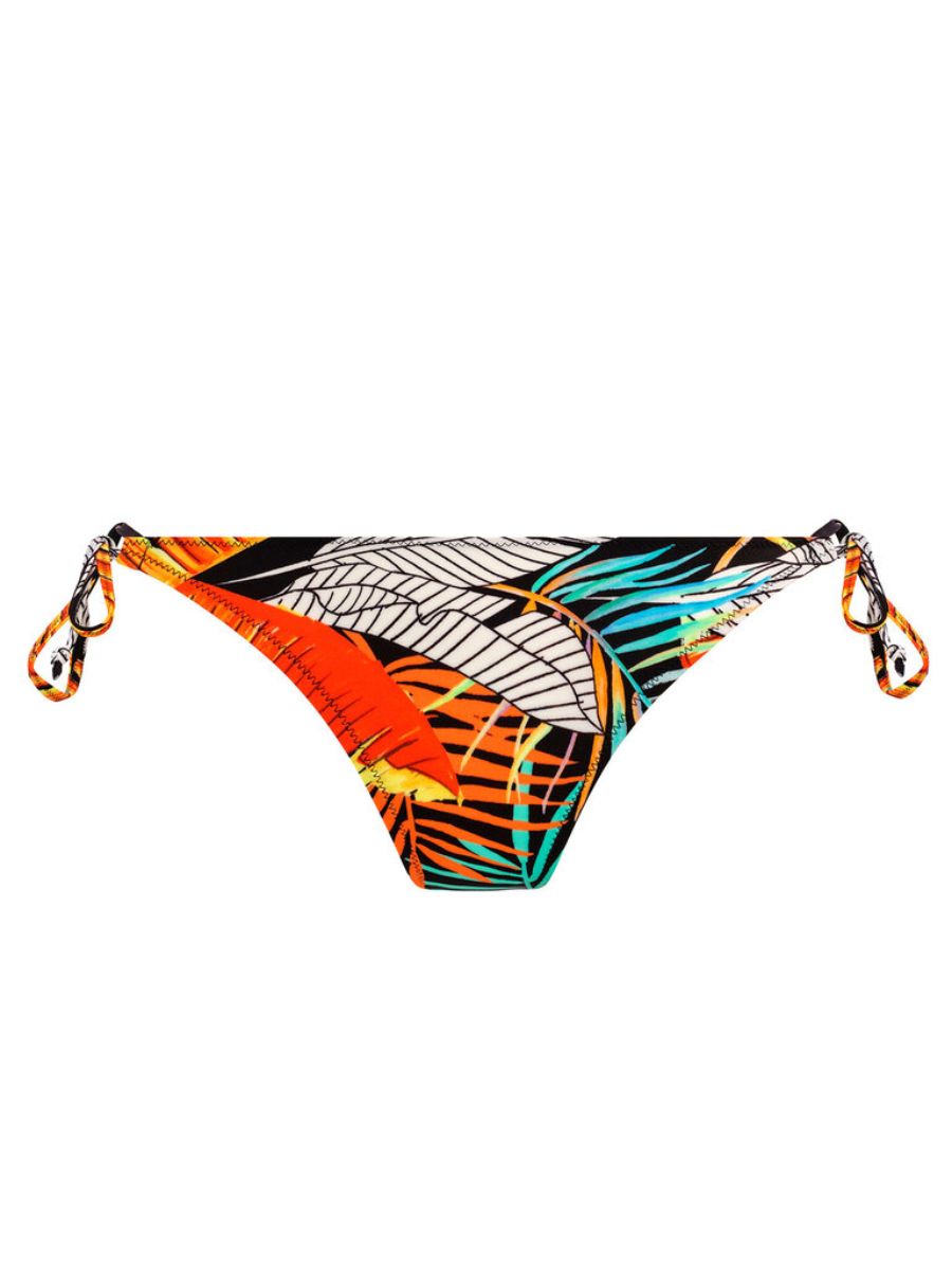 freya samba nights tie side bikini brief multi