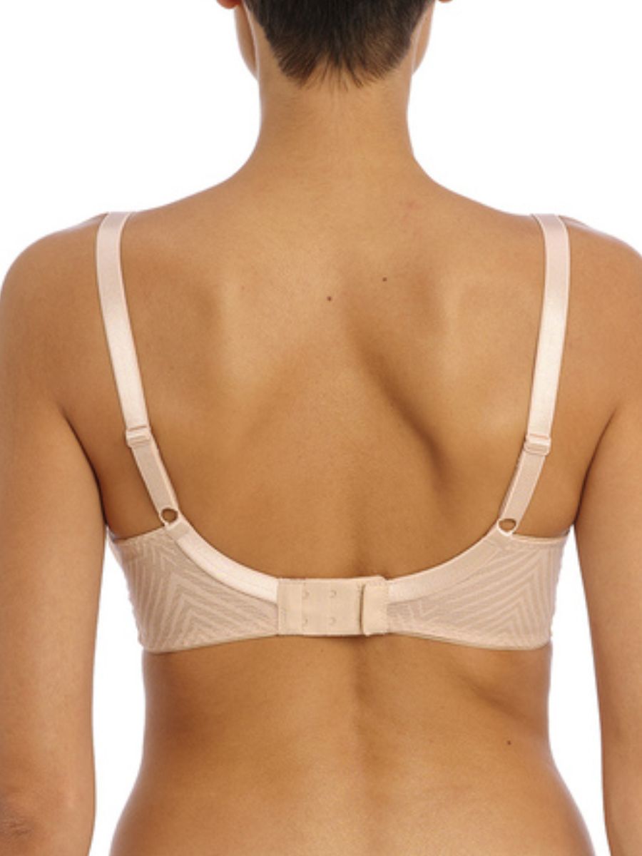 freya tailored high apex plunge bra natural beige