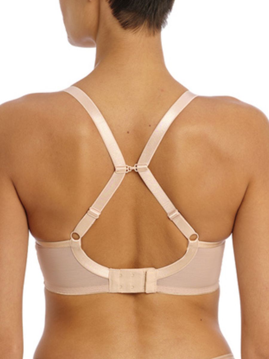 freya tailored plunge t-shirt bra natural beige