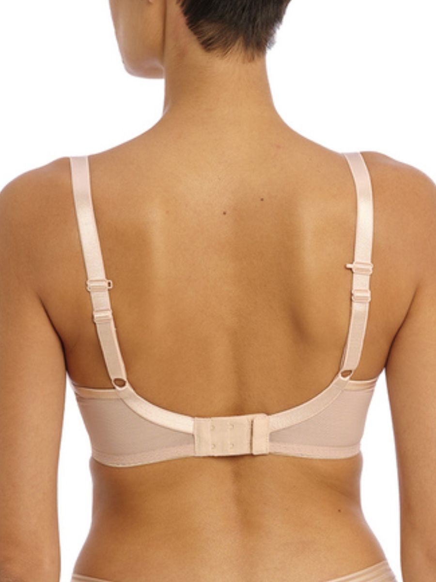 freya tailored plunge t-shirt bra natural beige