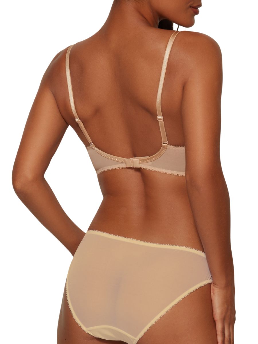 gossard superboost lace t shirt bra nude