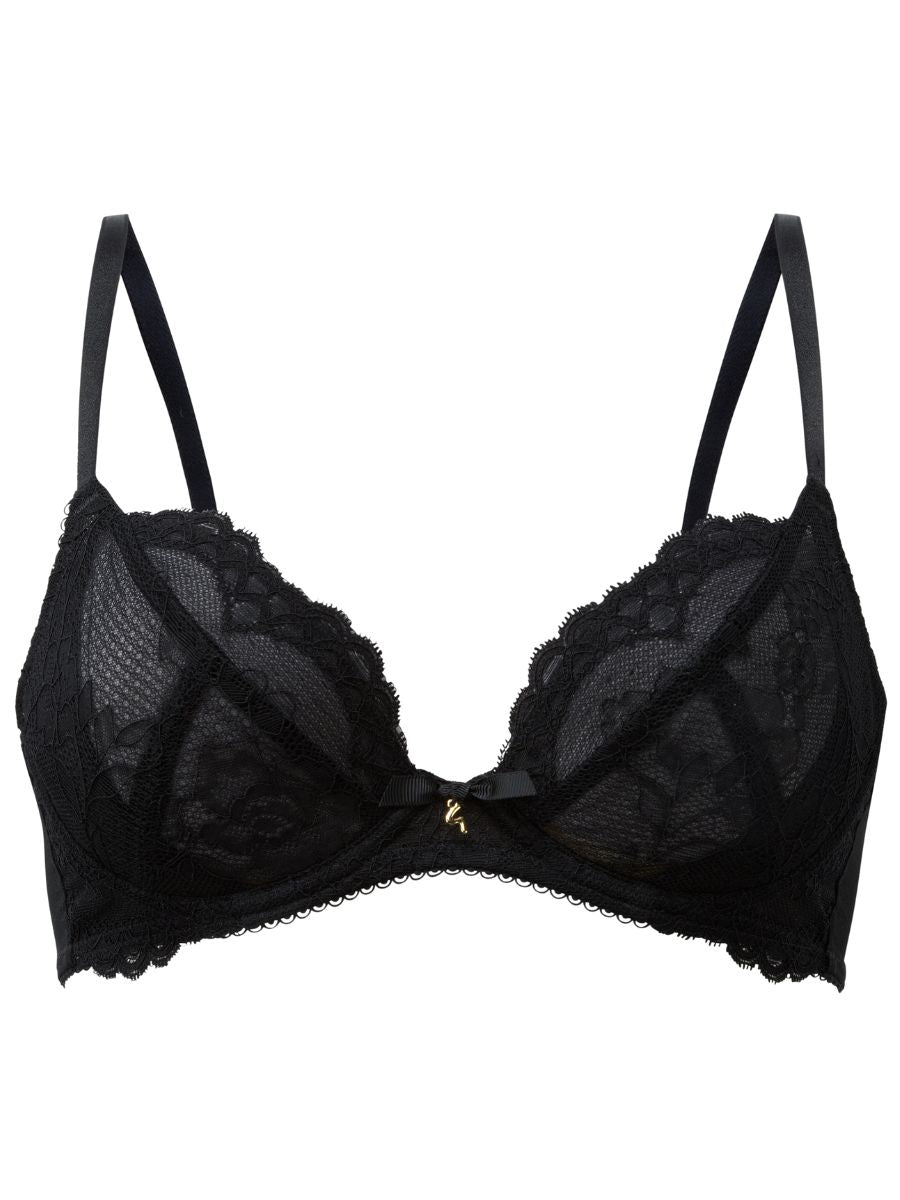 gossard superboost lace plunge bra black
