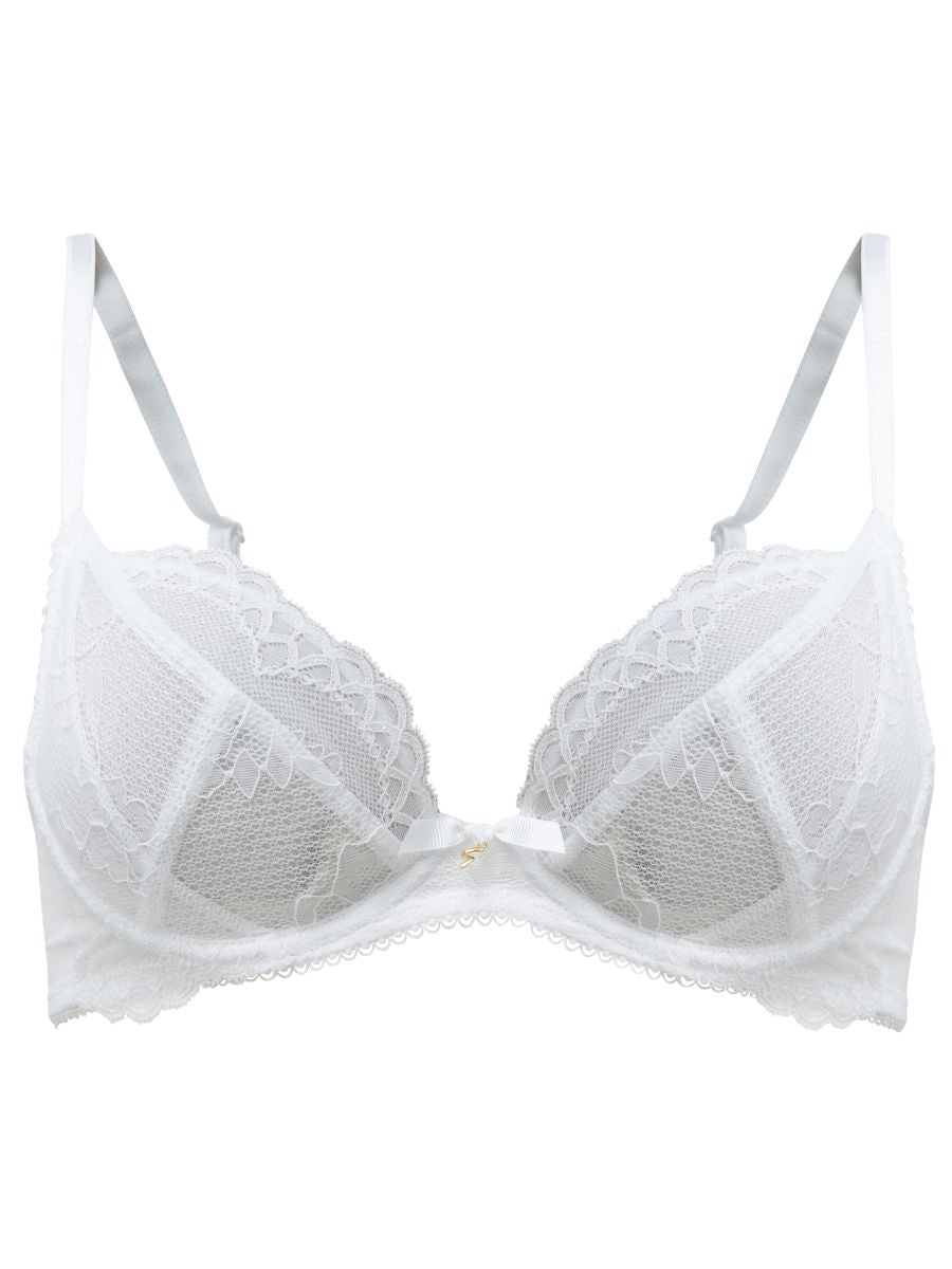 gossard superboost lace plunge bra white