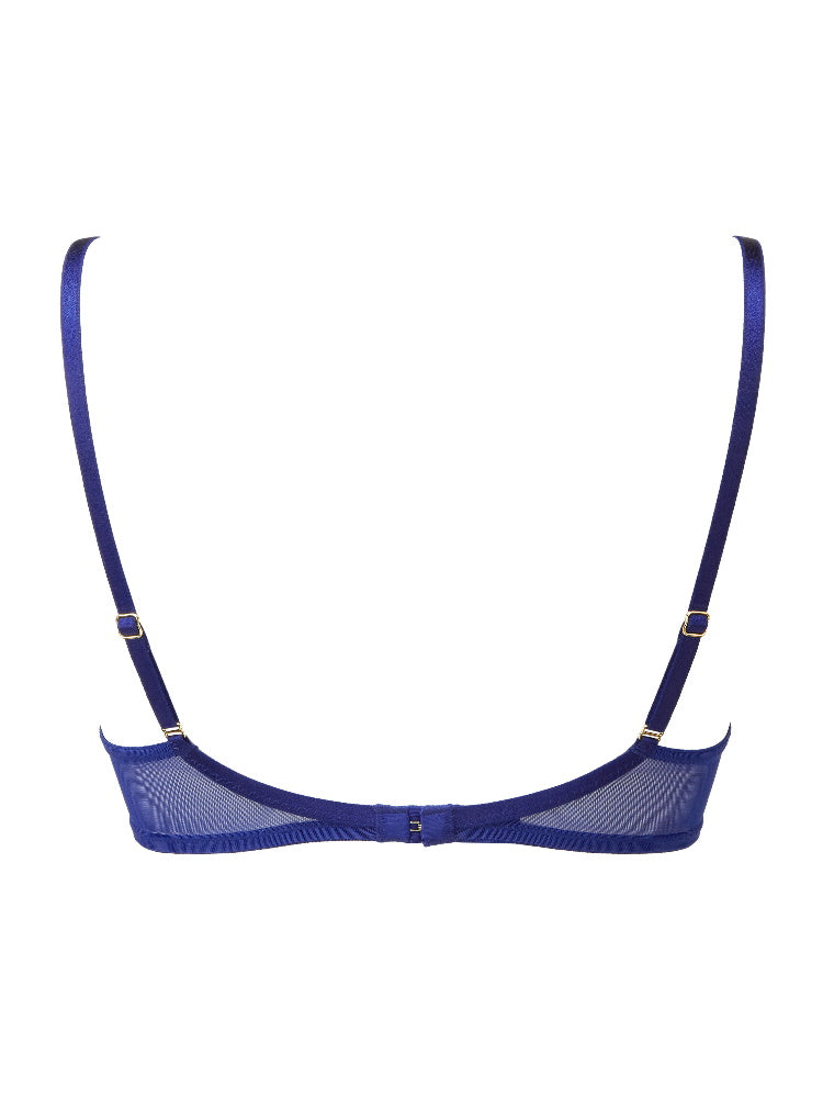 Blue High Apex Bra