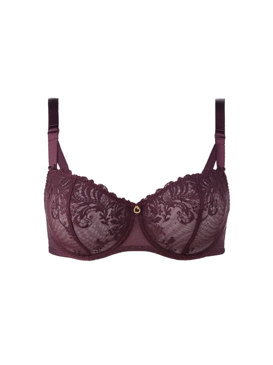 aubade femme passion half cup underwired bra