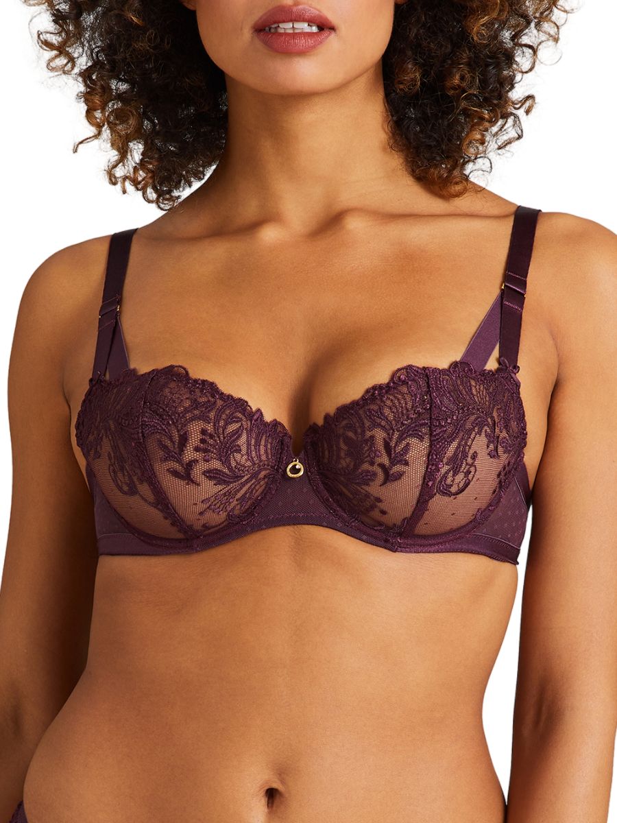 aubade femme passion half cup underwired bra