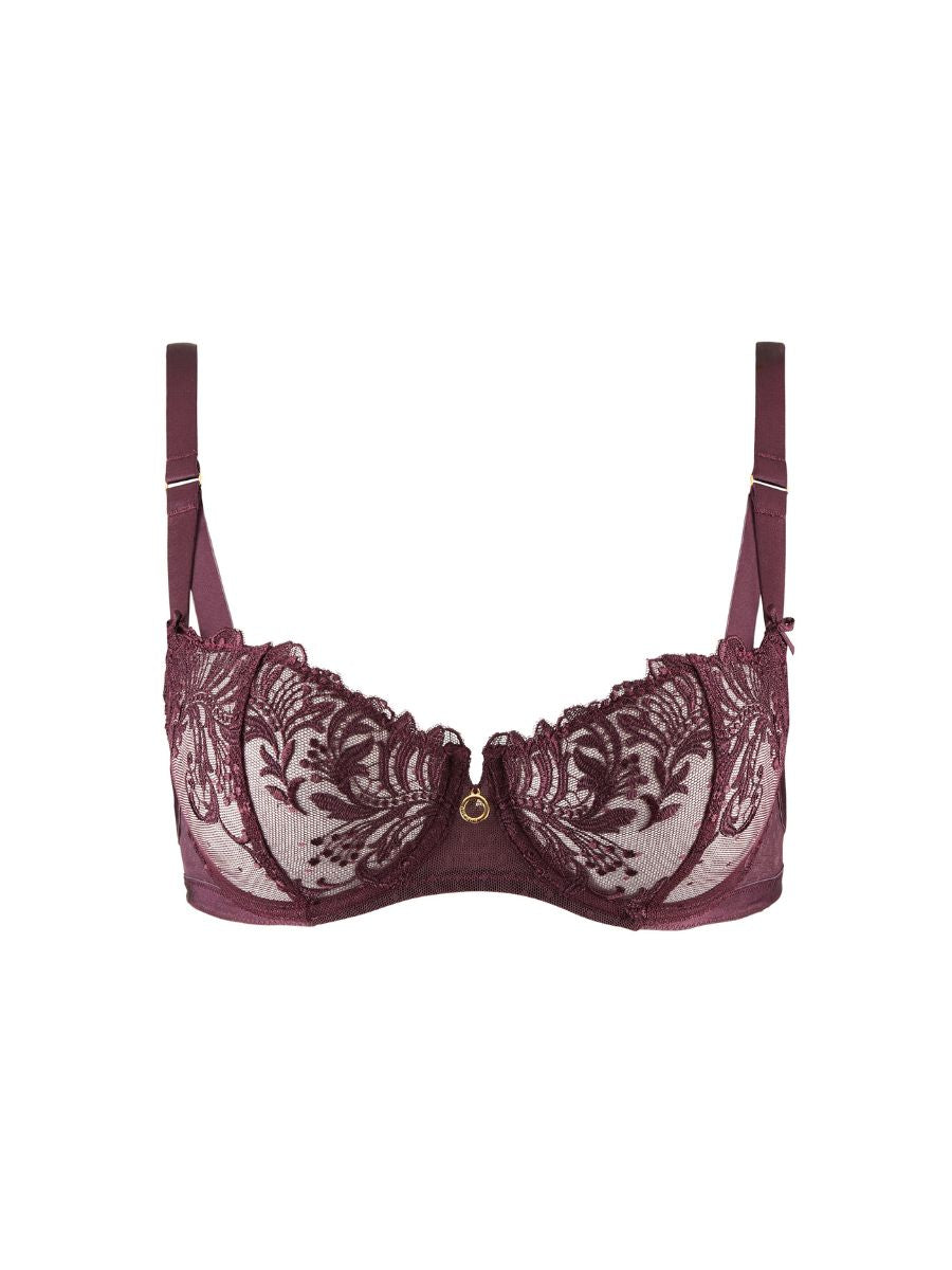 aubade femme passion half cup underwired bra