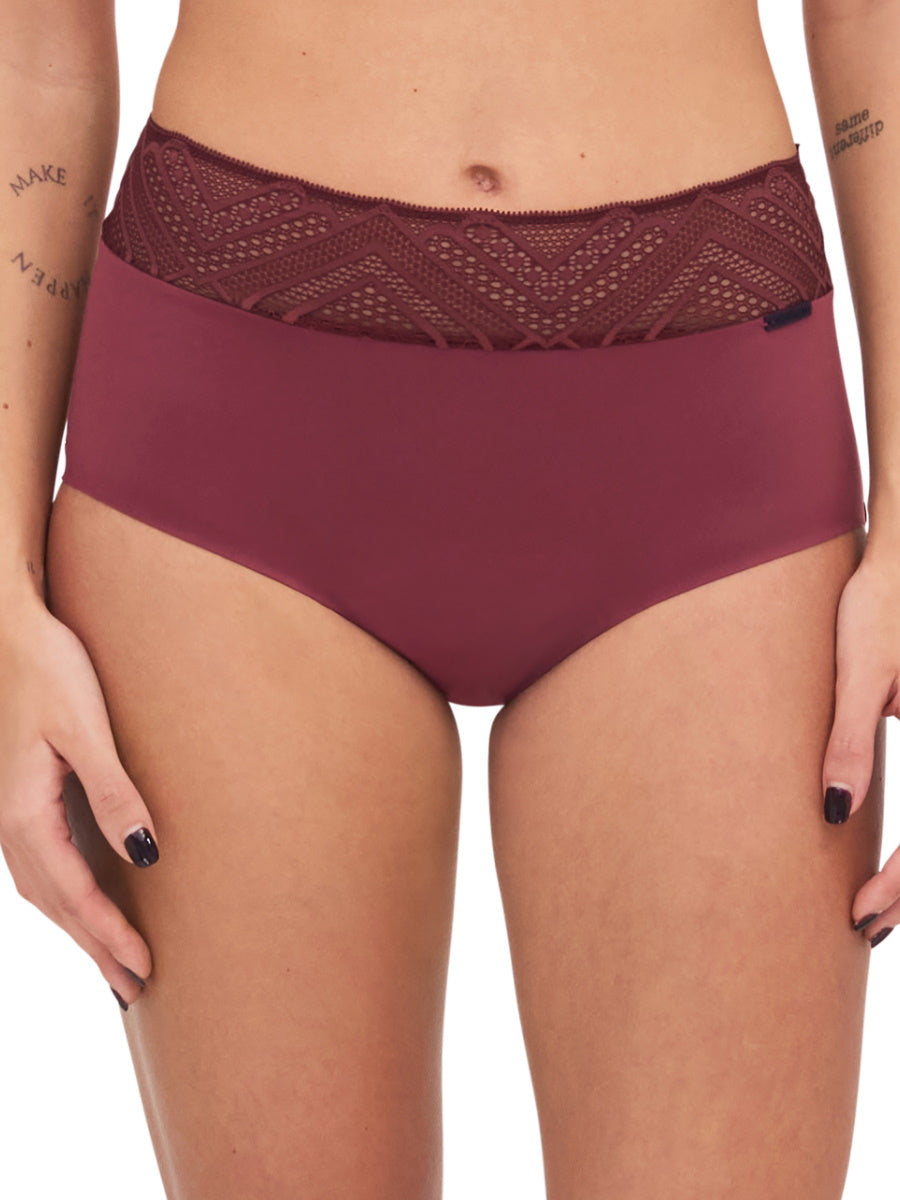 Green Period Pants High Waist Full Brief