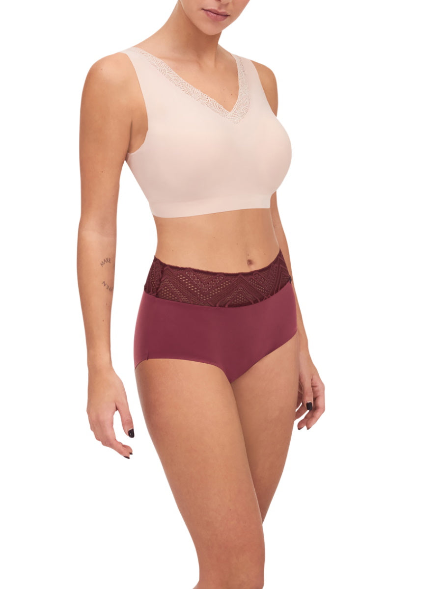 Green Period Pants High Waist Full Brief