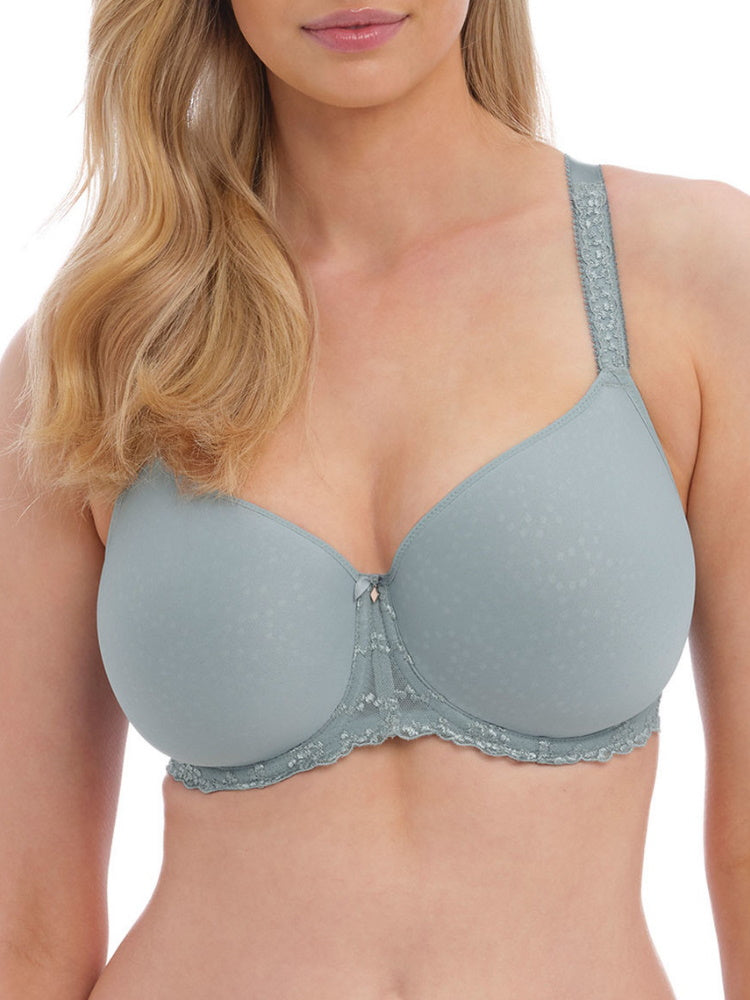 Green Moulded Spacer Underwired Bra