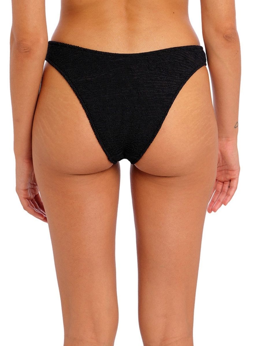 freya ibiza waves high leg bikini brief black