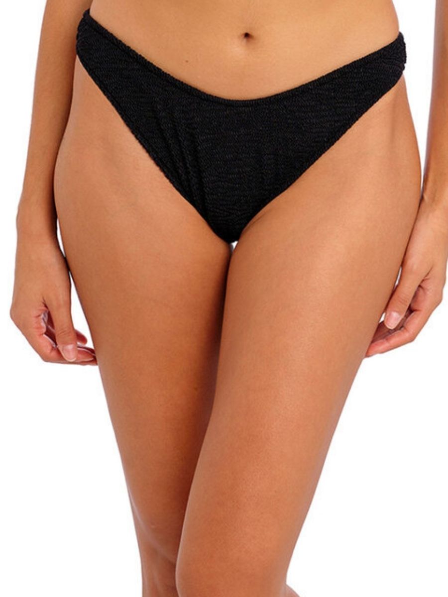 freya ibiza waves high leg bikini brief black