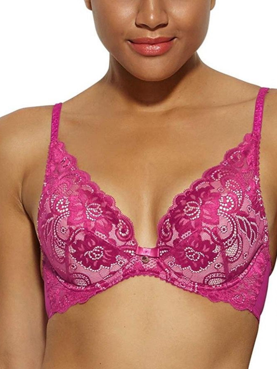 Pink Plunge Bra