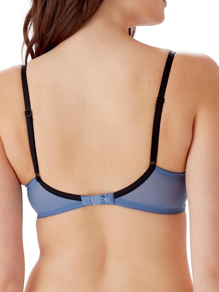 Blue Plunge Bra