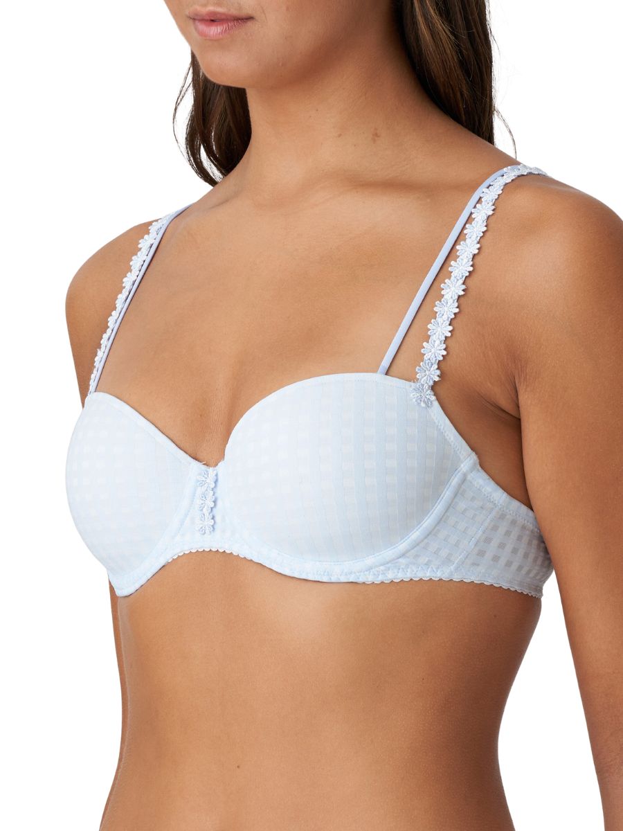 marie jo avero padded balcony bra tiny vichy