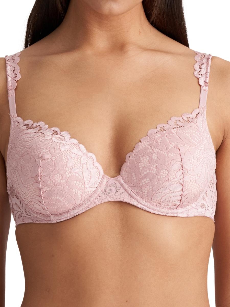marie jo elis padded heartshape bra pink