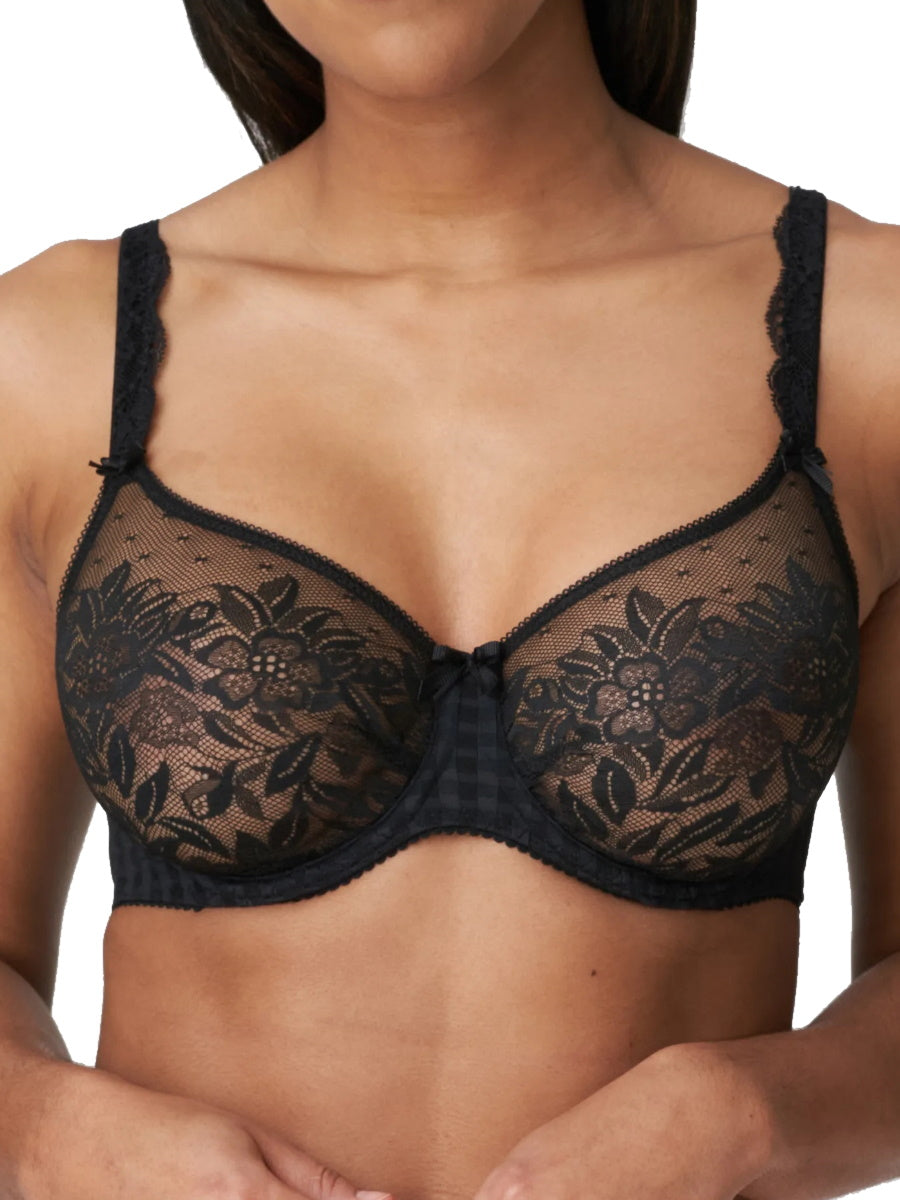 Black Underwired Full Cup Bra