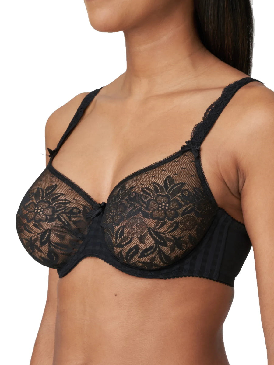Black Underwired Full Cup Bra