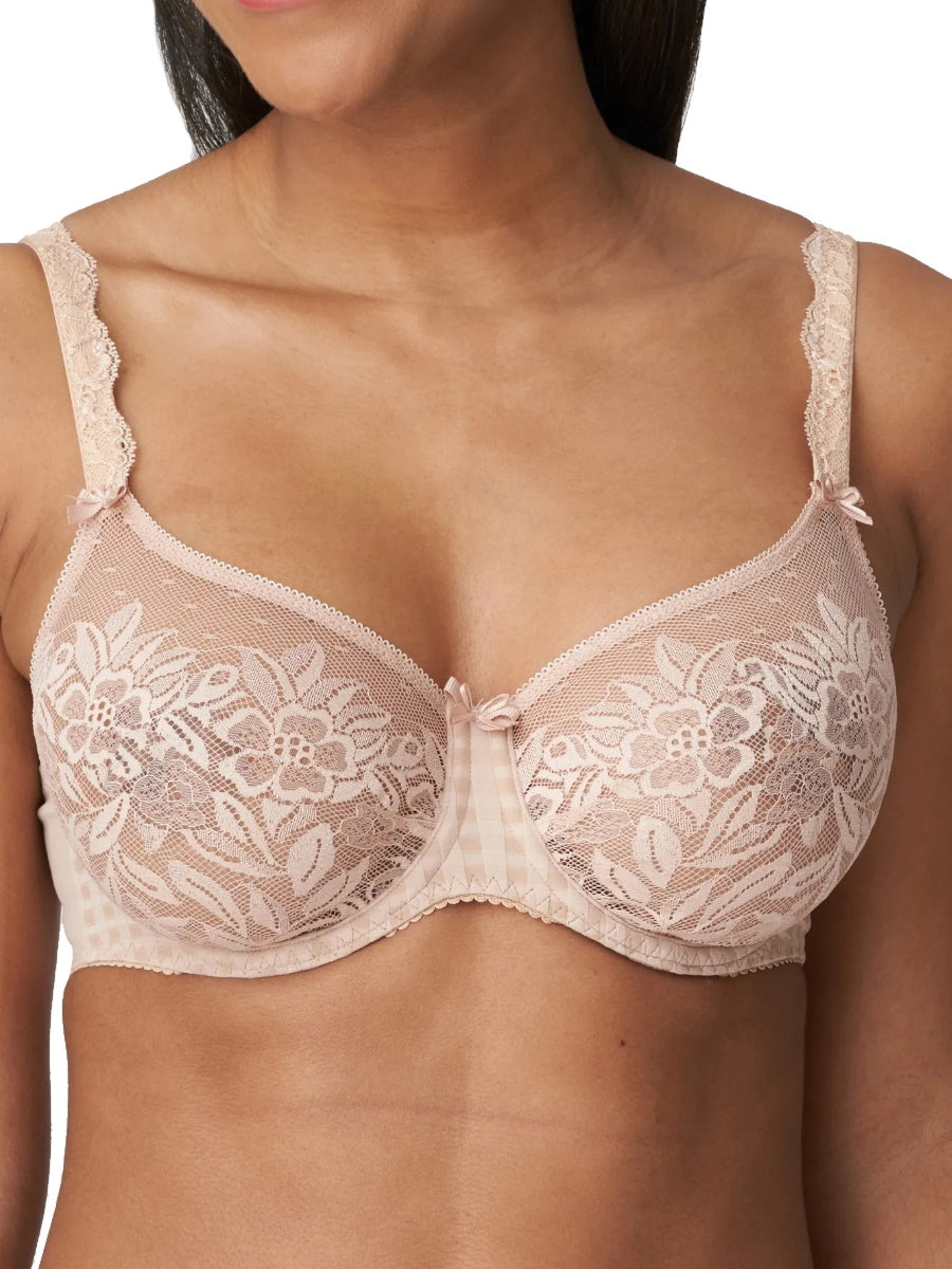 Beige Underwired Full Cup Bra
