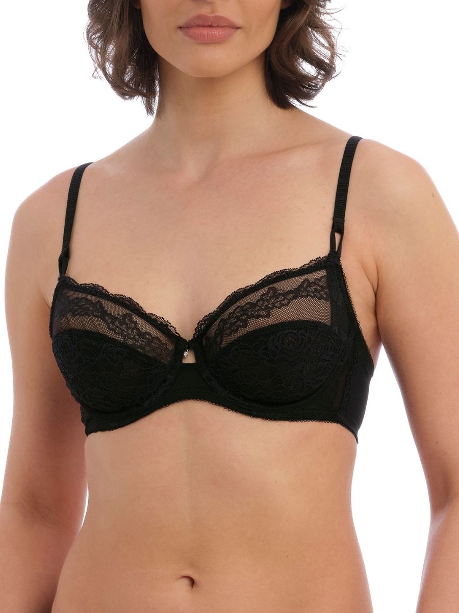 wacoal ravissant balcony bra black