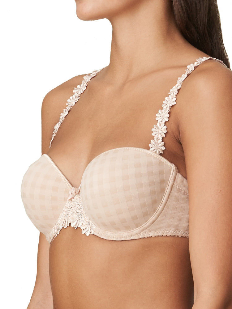 Avero Padded Strapless Bra Beige