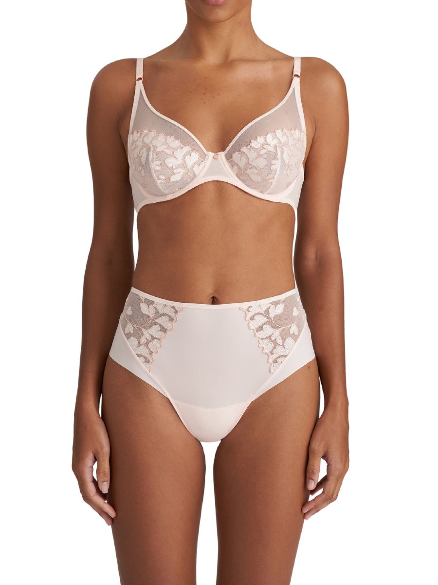 marie jo leda bra glossy pink