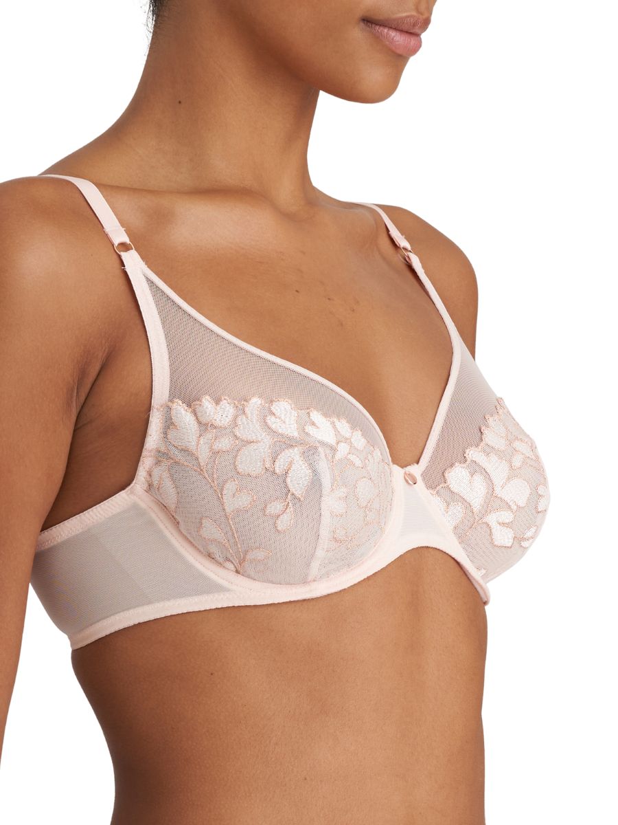 marie jo leda bra glossy pink