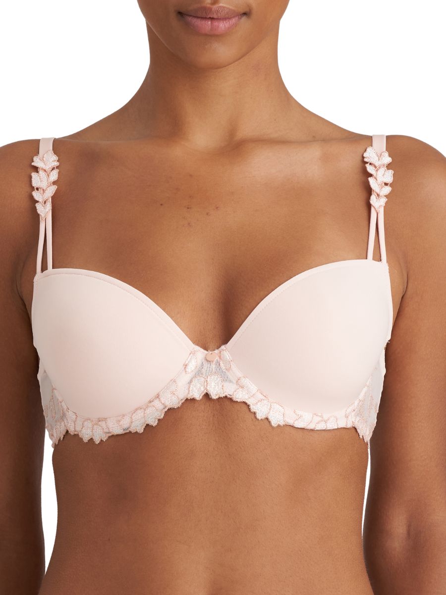 marie jo leda bra glossy pink