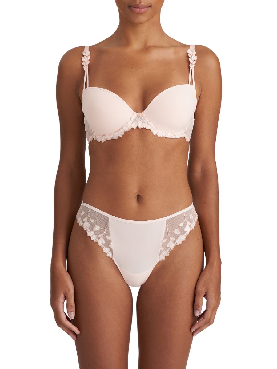 marie jo leda bra glossy pink