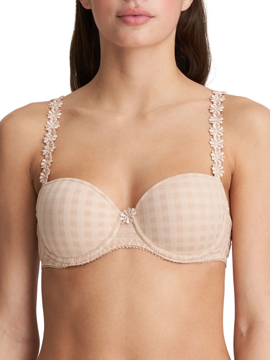 marie jo avero padded balcony bra caffe latte