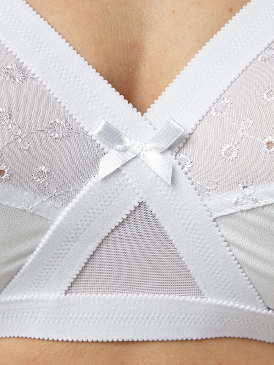 marlon soft cup bra white