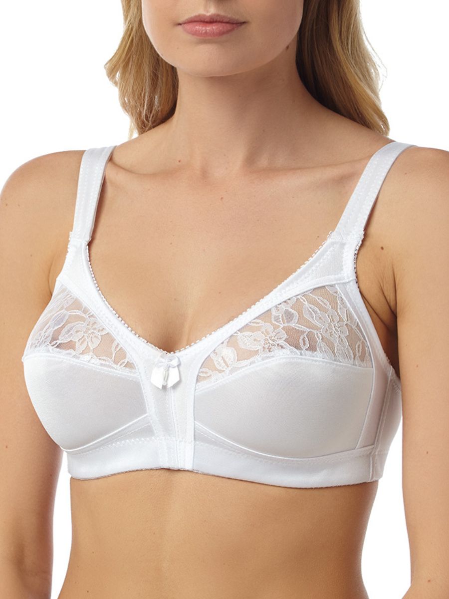 marlon soft cup bra white