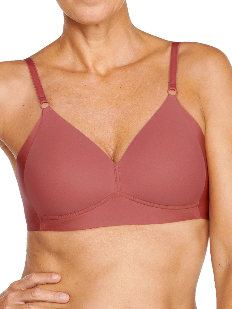 naturana soft cup bra orange