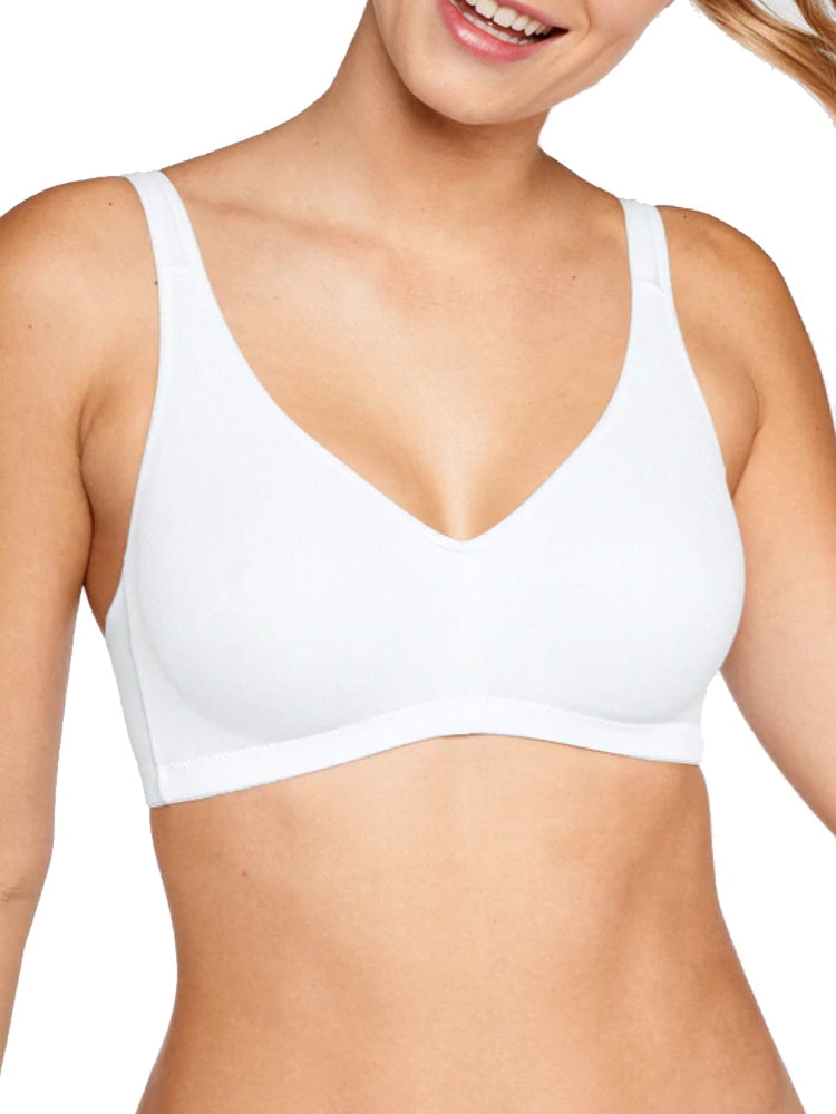 naturana soft cup bra white