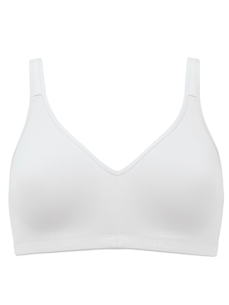 naturana soft cup bra white