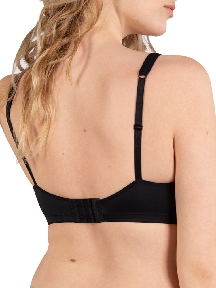 naturana soft cup bra black