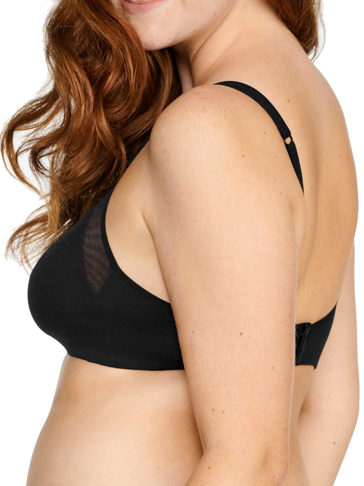naturana soft cup bra black