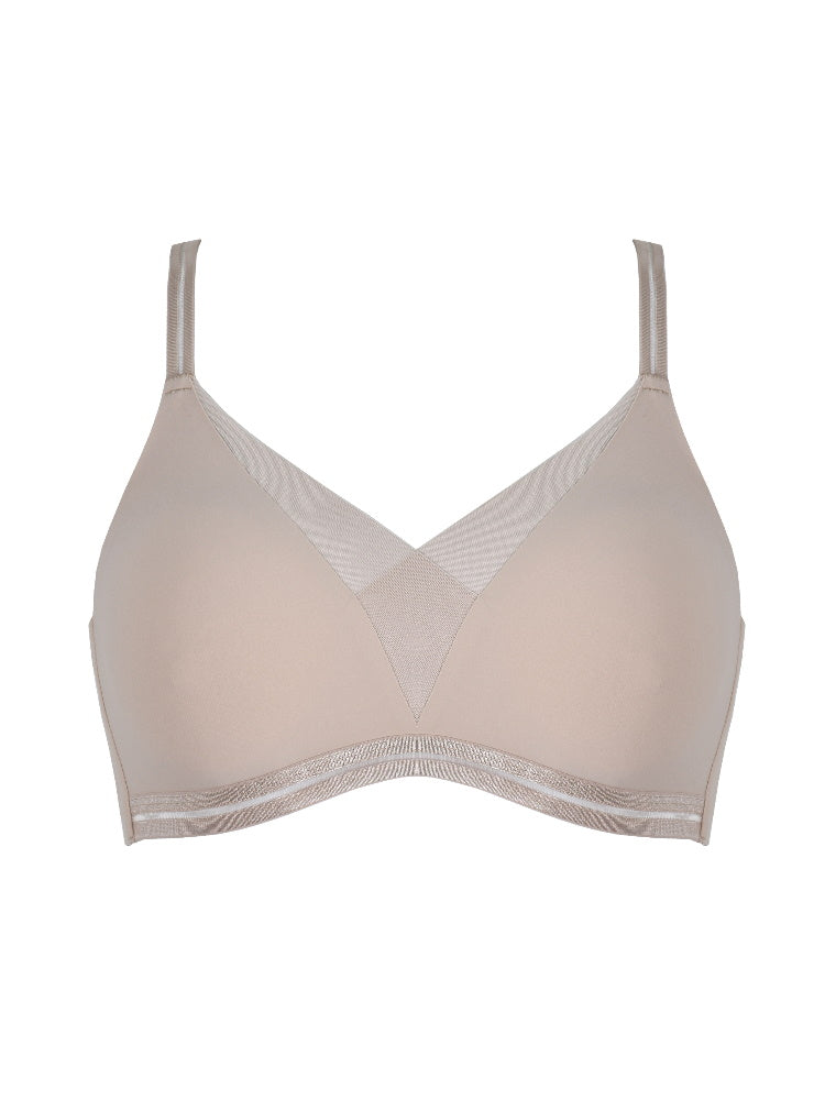 naturana full cup bra beige
