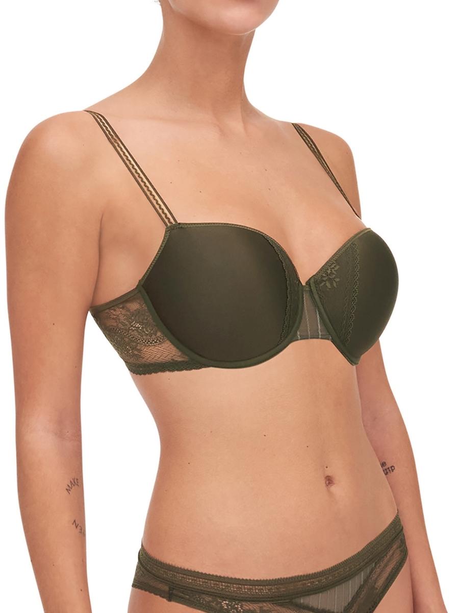 passionata maddie half cup memory bra khaki