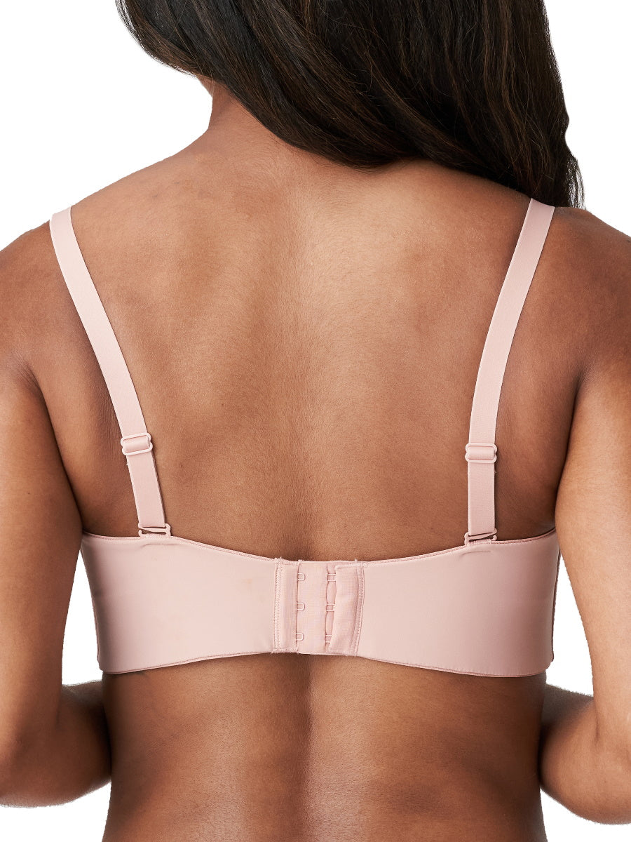 Pink Underwired Moulded Strapless Bra