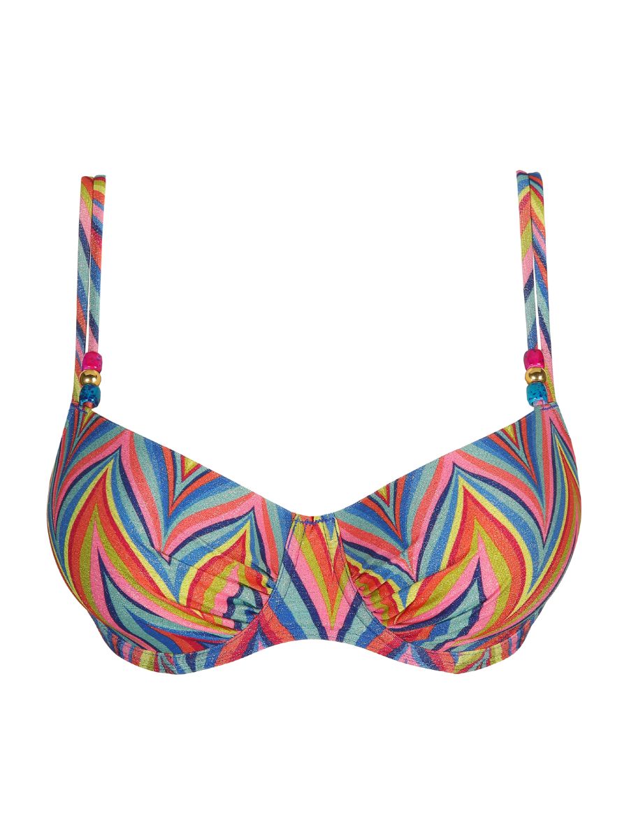 primadonna kea balcony bikini top rainbow paradise